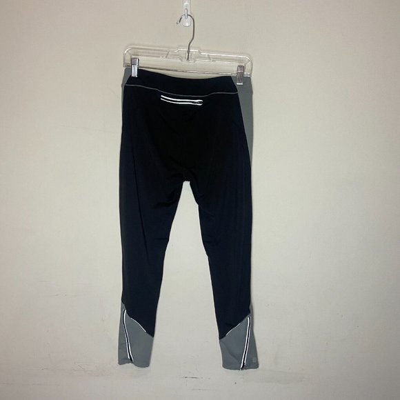 Athleta Homestretch Run Tights Womens M Gray Black Colorblock Athletic Stretch - Picture 4 of 12